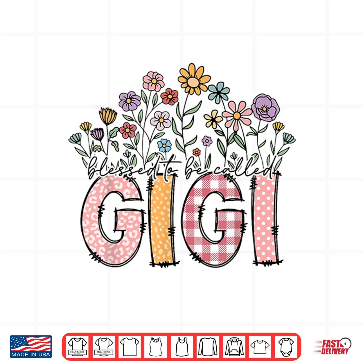 Blessed To Be Called Gigi Floral Mother’S Day Shirt Blessed To Be Called Gigi Floral Mother’S Day Shirt