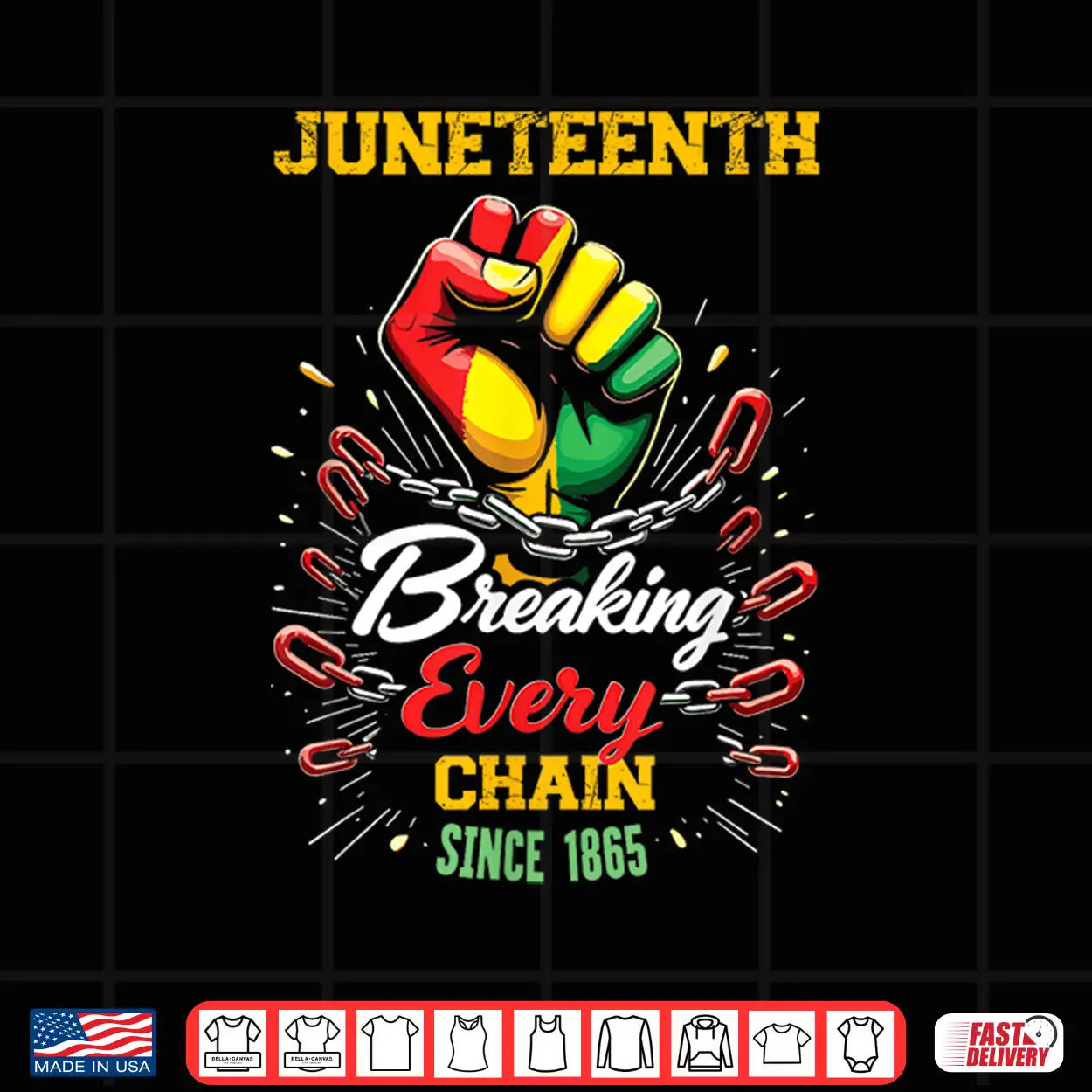 Breaking Every Chain Since 1865 Women Men Juneteenth Freedom Shirt Breaking Every Chain Since 1865 Women Men Juneteenth Freedom Shirt