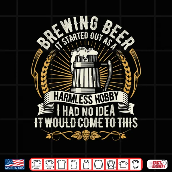 Design Brewing Beer Design for the Brewmasters Craft Beer Lovers Shirt