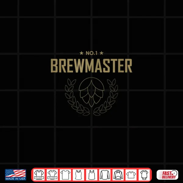 Design Brewmaster Home Brewing Craft Beer Brewer Shirt