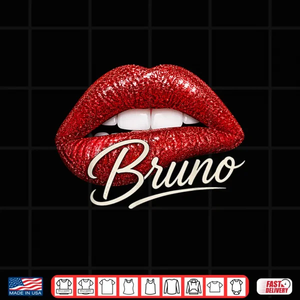 Design Bruno Name Retro Vintage Gift for Men Women Boy Girl Shirt