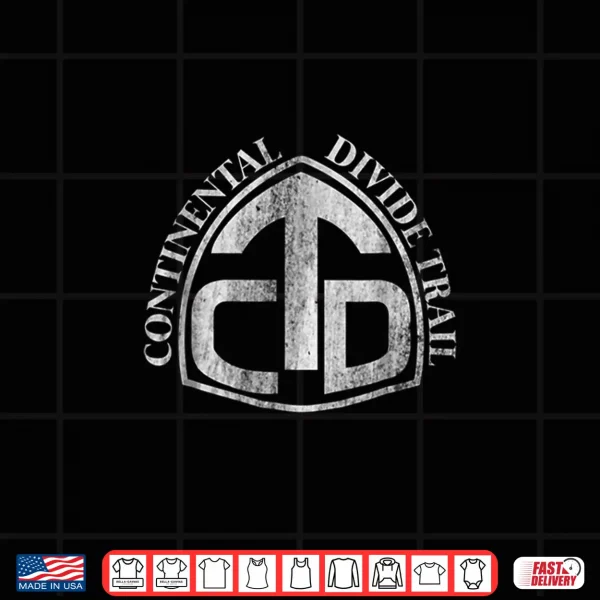 Design CDT Continental Divide Trail Hiking Trail Shirt