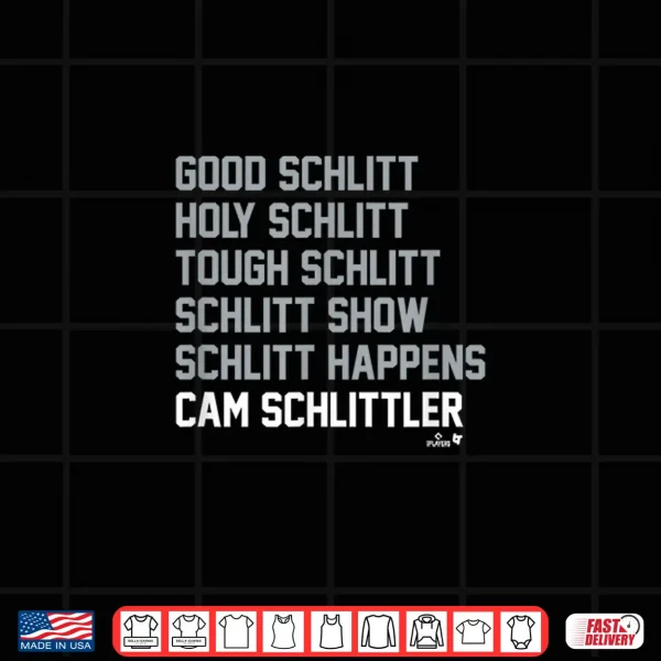Design Cam Schlittler Schlitt List New York Baseball Shirt