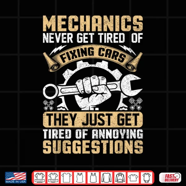 Design Car Mechanic Repair Workshop Enthusiast Garage Car Mechanics Shirt