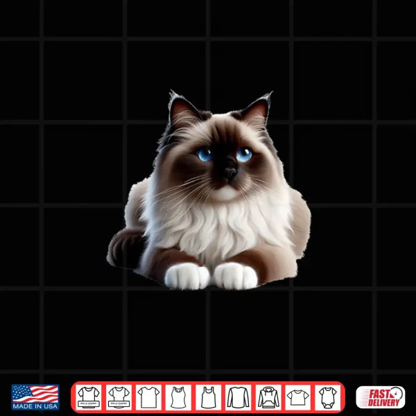 Design Cat Breed Series. Ragdoll. Shirt