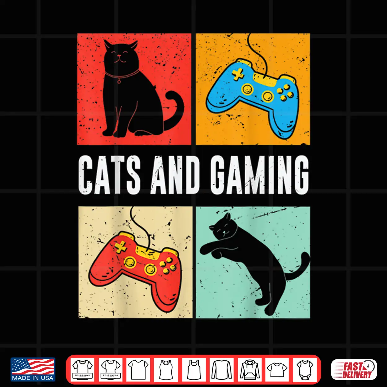Cats And Gaming For The Cat Lover Gamer Video Game Player Shirt Cats And Gaming For The Cat Lover Gamer Video Game Player Shirt