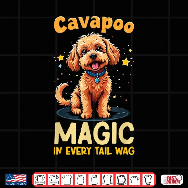 Design Cavapoo Cavalier King Charles Spaniel Poodle Puppy Dog Lover Shirt for Men Women