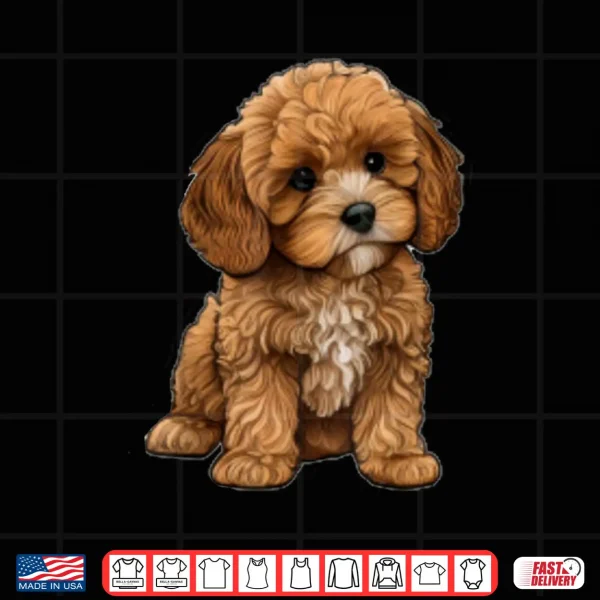 Design Cavapoo Dog Cavalier King Charles and Poodle dog Shirt