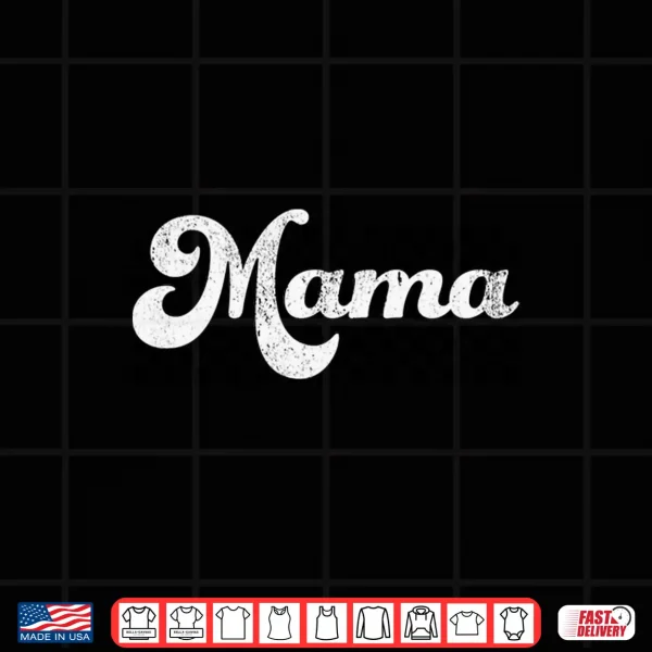 Design Checkered Mama Mom Checkerboard for Mothers Day Shirt