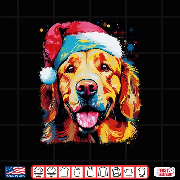 Design Christmas Golden Retriever Shirt