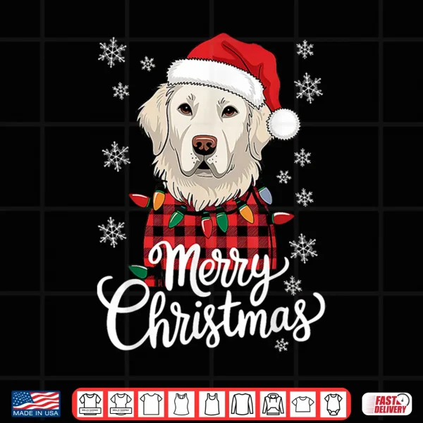Design Christmas White English Cream Golden Retriever Mom Dog Puppy Shirt