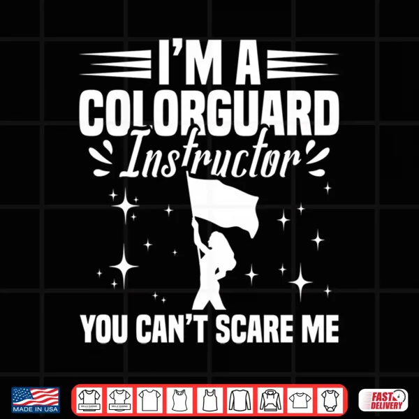 Design Color Guard Instructor Captain Senior Winter Guard Coach Performance Shirt