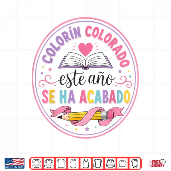 Design Colorin Colorado este ano se ha acabado Dual Language Women Shirt
