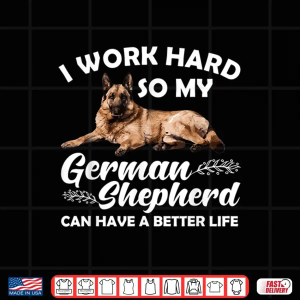 Design Cool German Shepherd Art German Shepherd Lover Dog Professional Graphic Shirt