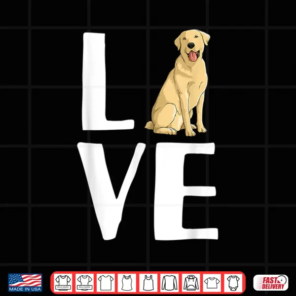Design Cool Labrador For Men Women Yellow Lab Dog Lab Retriever Shirt