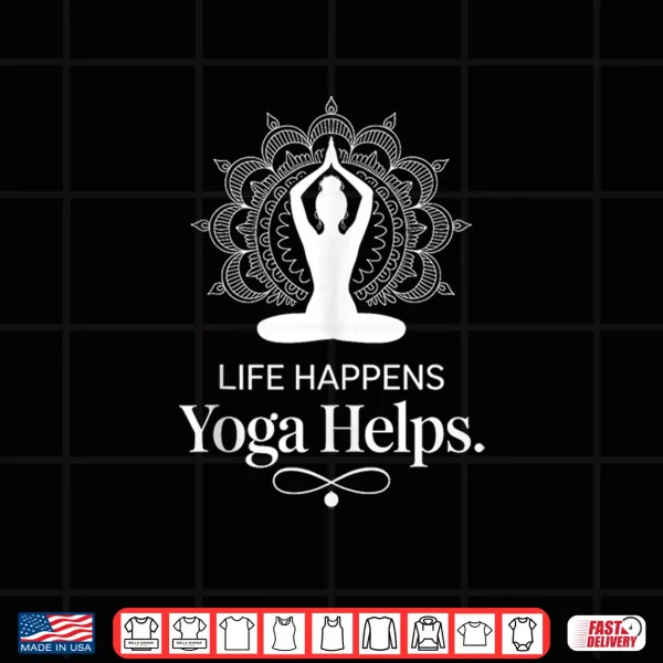 Design Cool Yoga Art for Men Women Kids Yoga Instructor Yoga Lover Shirt