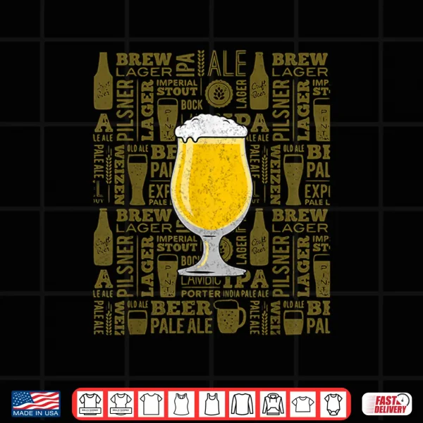 Design Craft Beer Drinker Craft Brewery IPA Porter Sour Brew Hops Shirt