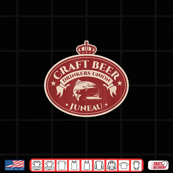 Design Craft Beer Lovers Juneau Alaska Shirt