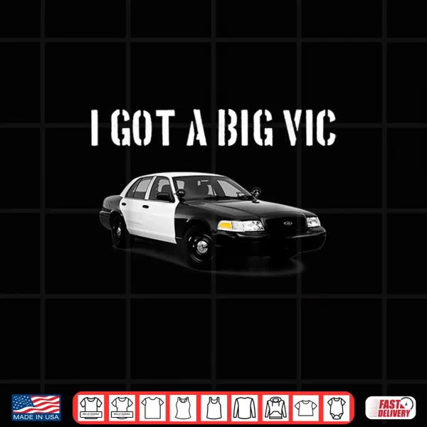 Design Crown Vic Funny P71 Punny Car Enthusiast Shirt