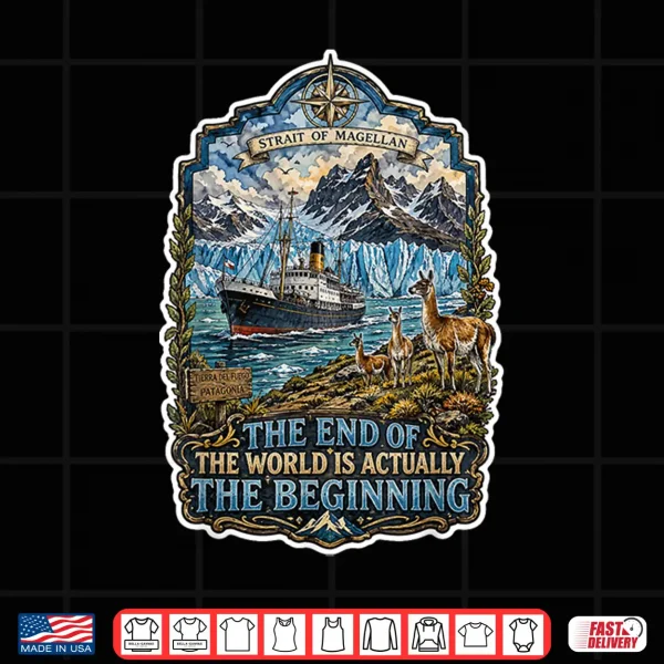 Design Cruise Historic Exploration Strait Of Magellan Vintage Shirt