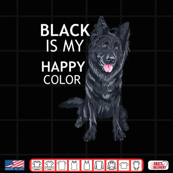 Design Cute Black German Shepherd Awesome Cute Dog Shirt