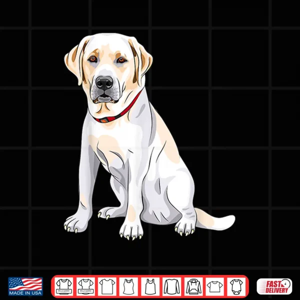 Design Cute Labrador Retriever Yellow Lab Lover Dog Owner Shirt