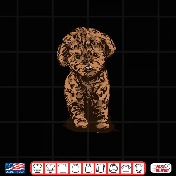 Design Cute Poodle Dog Poodles Dogs Puppies Lover Men Women Kids Shirt