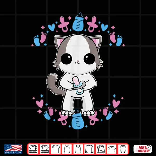 Design Cute Ragdoll Cat Anime Kitten Soother Baby Shirt