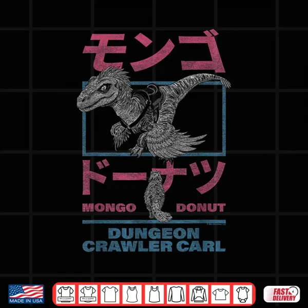 Design DCC Mongo and Donut Face Off with Kanji Gamer Series Book Shirt