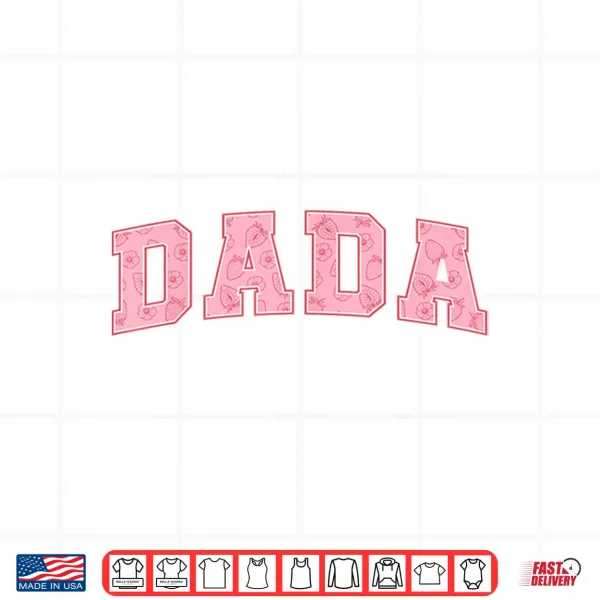 Dada Of The Berry First Birthday Strawberry Family Matching Shirt 4 Design Dada of The Berry First Birthday Strawberry Family Matching Shirt