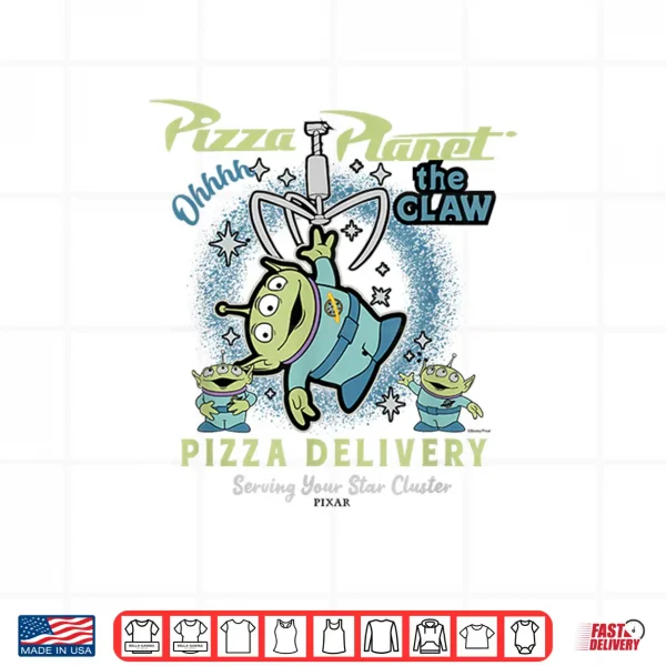 Disney Pixar Toy Story Pizza Planet The Claw Alien Shirt 4 Design Disney Pixar Toy Story Pizza Planet The Claw Alien Shirt
