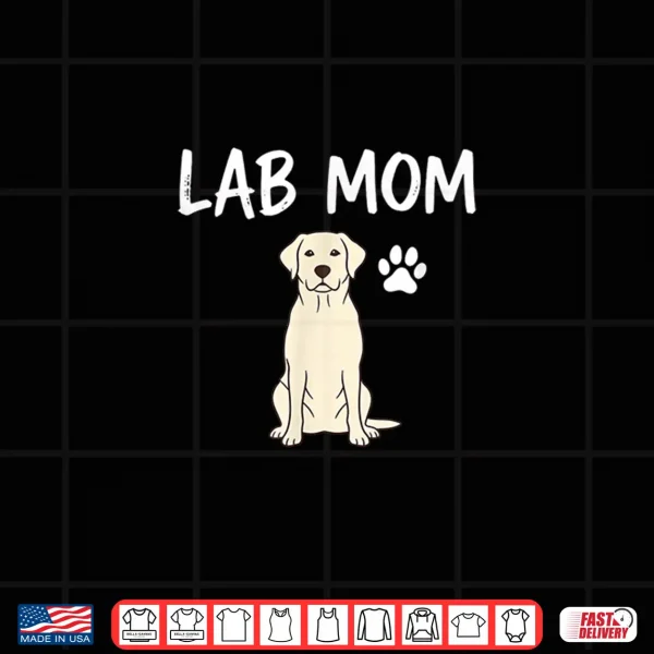 Design Dog Labrador Retriever Mom Mom Design Labrador Shirt