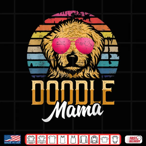 Design Doodle Mama tee Goldendoodle Mom mothers day gift Shirt