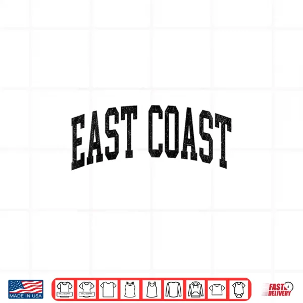 Design East Coast Vintage Style Shirt