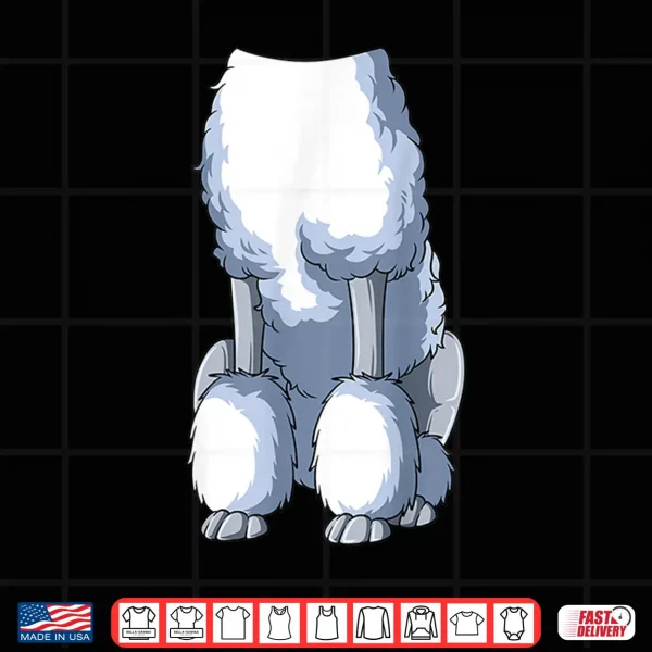 Design Easy Poodle Costume Poodle Body Headless Poodle Costume Shirt