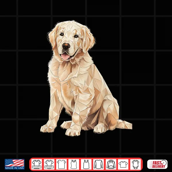 Design English Cream Golden Retriever Lab Gifts Shirt