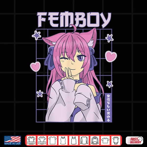 Design Femboy Anime Cute Little Femboy Shirt
