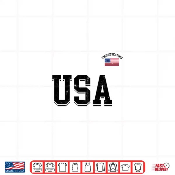 Design Figure Skating USA figure skater Shirt