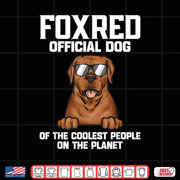 Design Fox Red Labrador Retriever Cool Foxred Lab Shirt