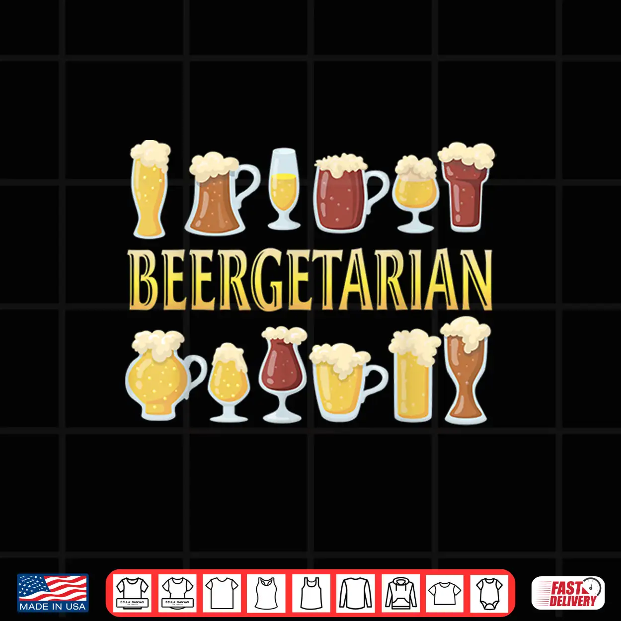 Funny Beer Design Craft Beer For Brewery Lovers Beergetarian Shirt Funny Beer Design Craft Beer For Brewery Lovers Beergetarian Shirt
