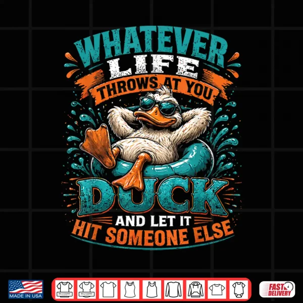 Design Funny Duck Graphic Tees Men Women Teens Funny Quote Shirt