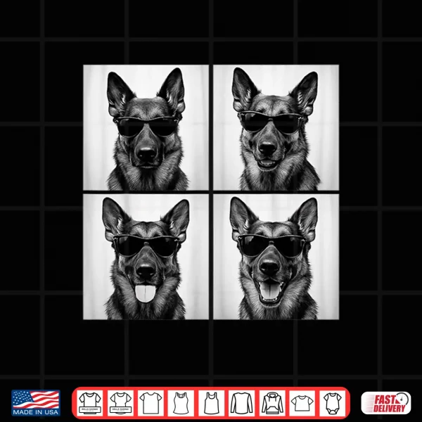 Design Funny German Shepherd Lover Cute GSD Dog Photo Booth Shirt