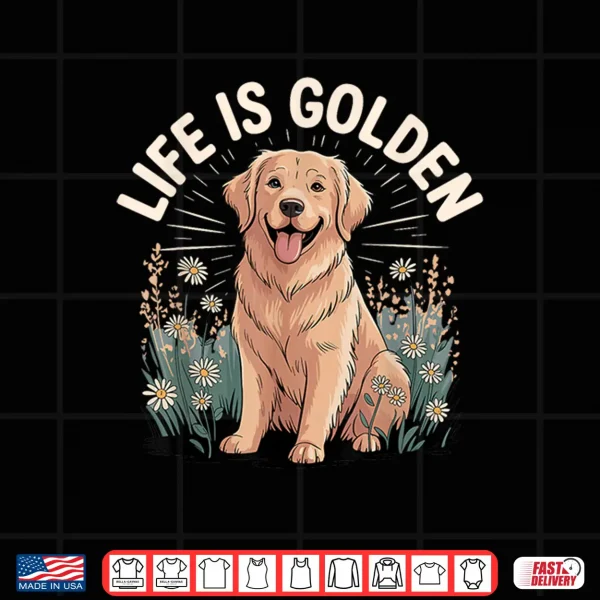 Design Funny Golden Retriever Costume for Men Women Kids Goldie Shirt