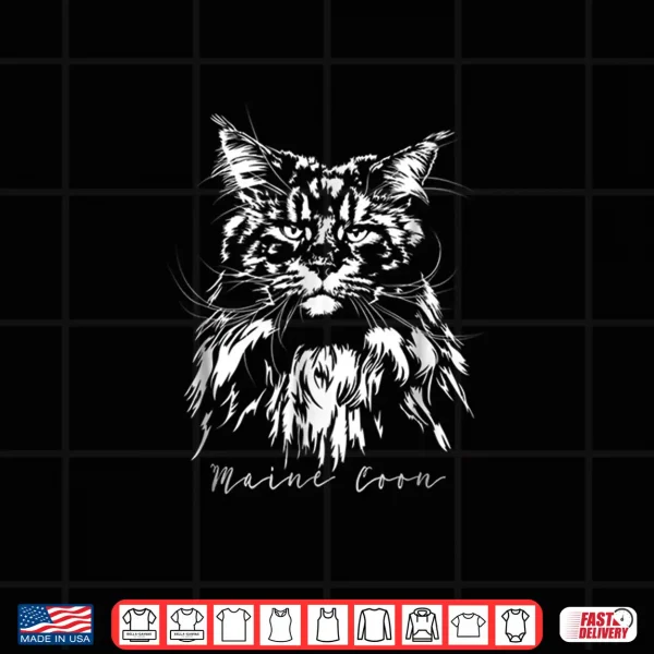 Design Funny Proud Maine Coon Cat Lover Shirt