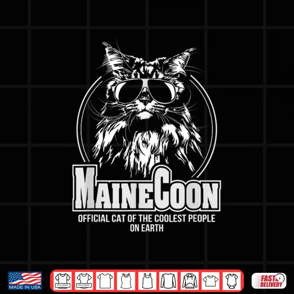 Design Funny Proud Maine Coon Cool Cat Shirt