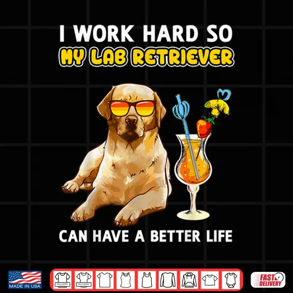 Design Funny Yellow Lab Shirt Labrador Retriever Lover Shirt