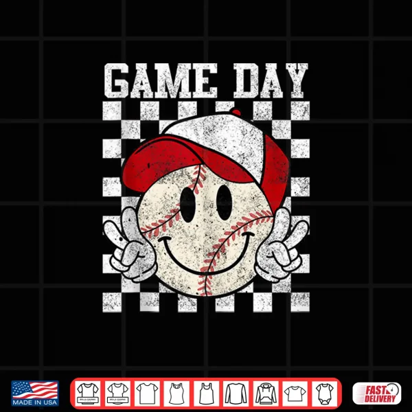 Design Game Day Vibes Baseball Shirt Girls Mothers Baseball Life Shirt