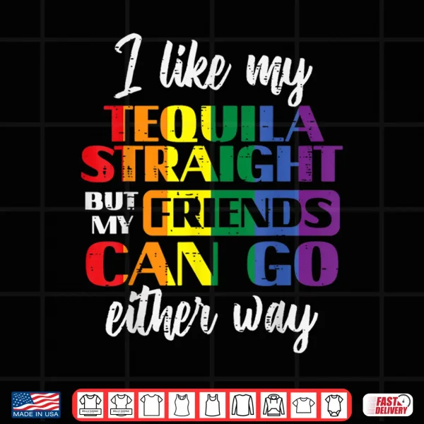 Design Gay Pride Month Straight Friend LGBTQ Ally Rainbow Men Women Shirt