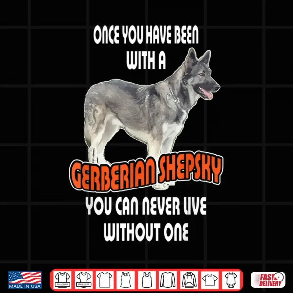 Design Gerberian Shepsky German Shepherd Siberian Husky Dog Shirt