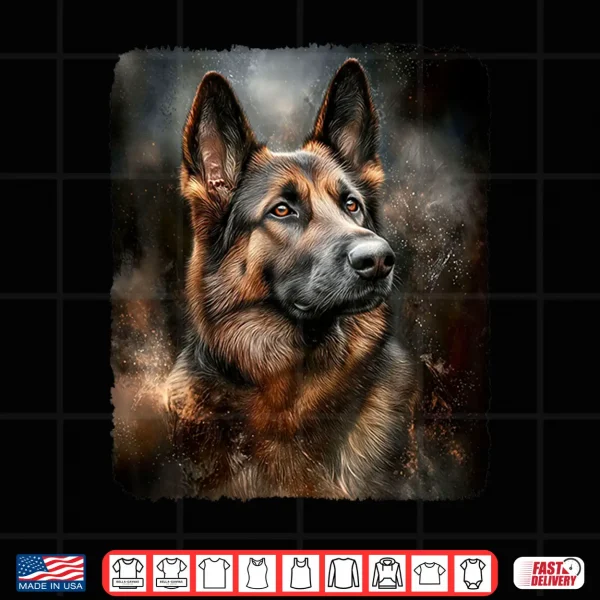 Design German Shepherd Dog Design Dog Lover Professional Graphic Shirt